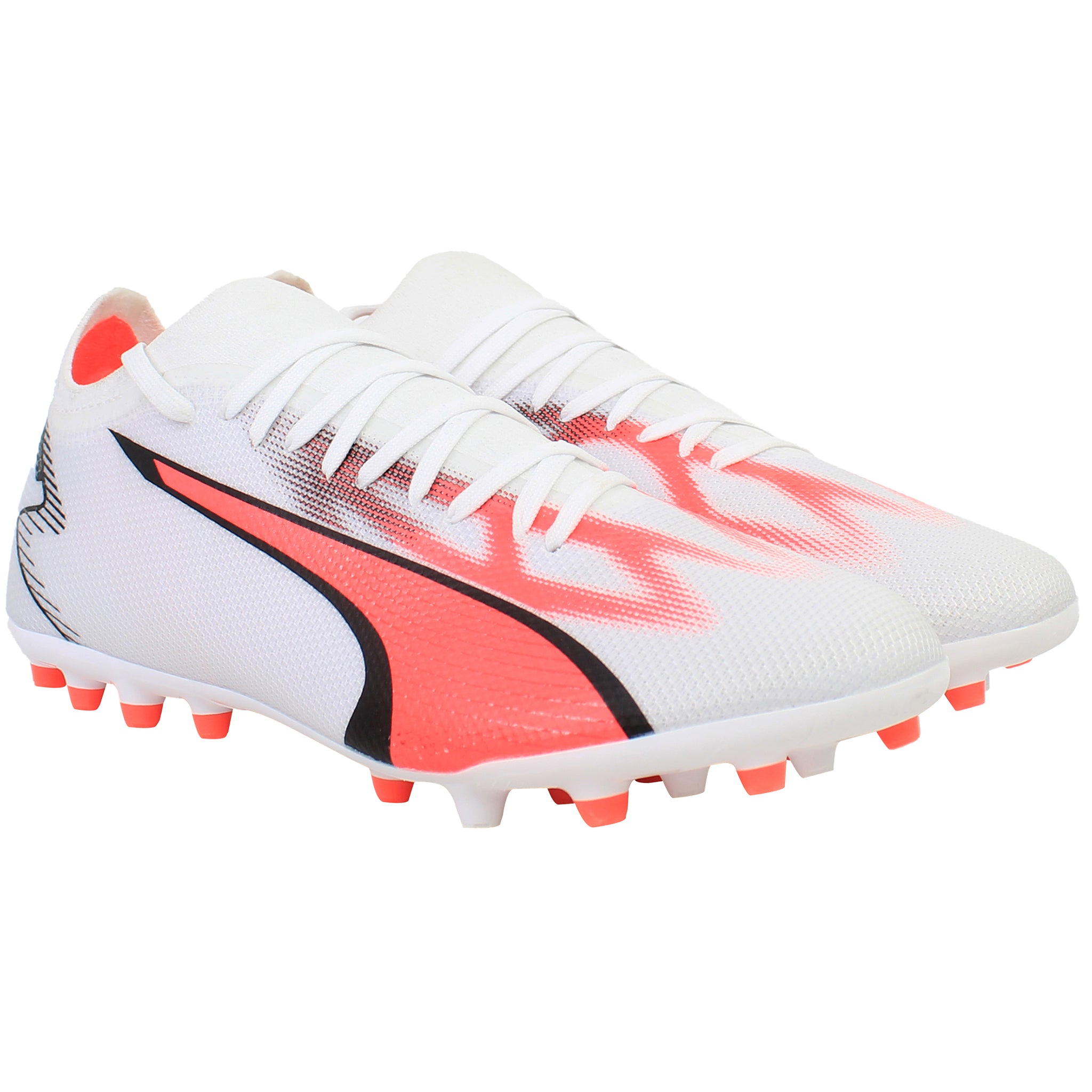 Puma Ultra Match MG Mens White Football Boots