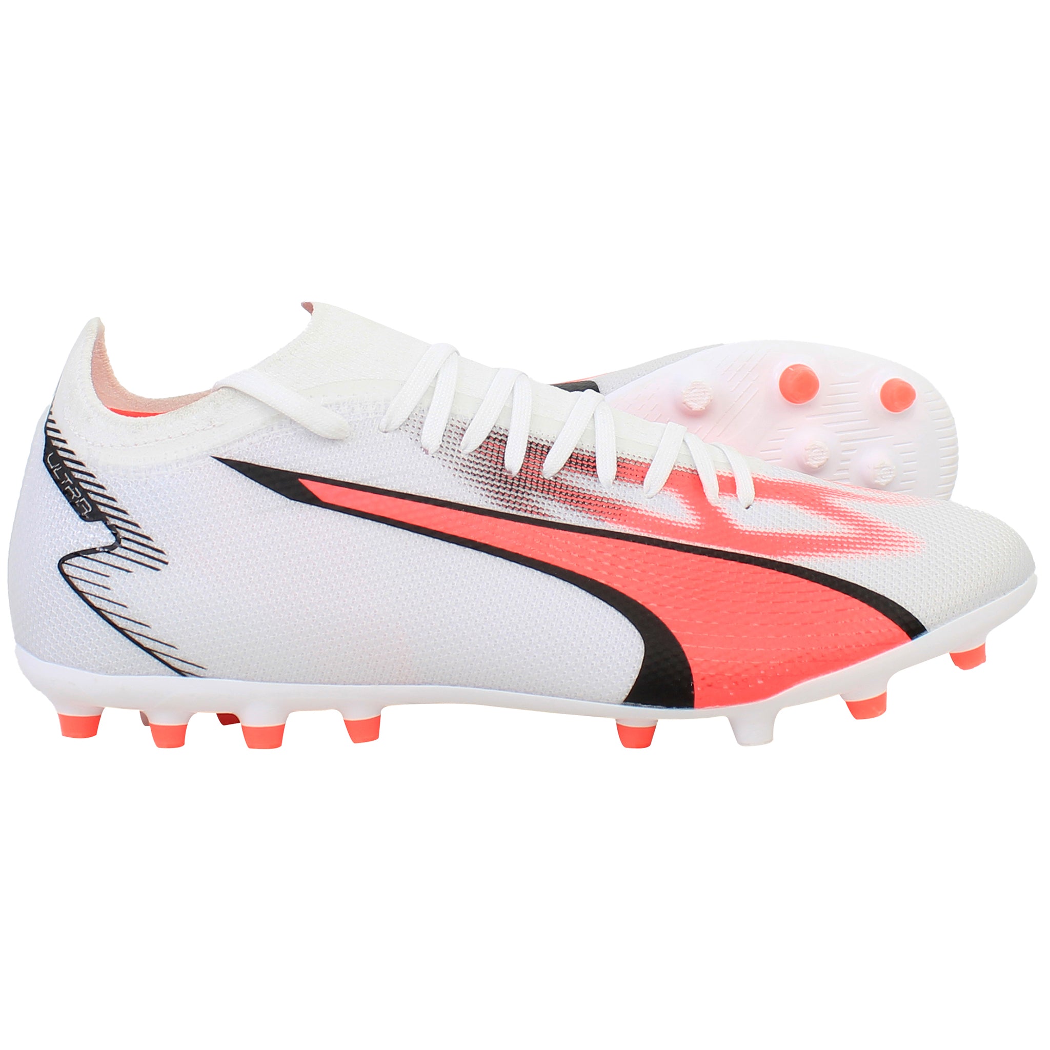 Puma Ultra Match MG Mens White Football Boots