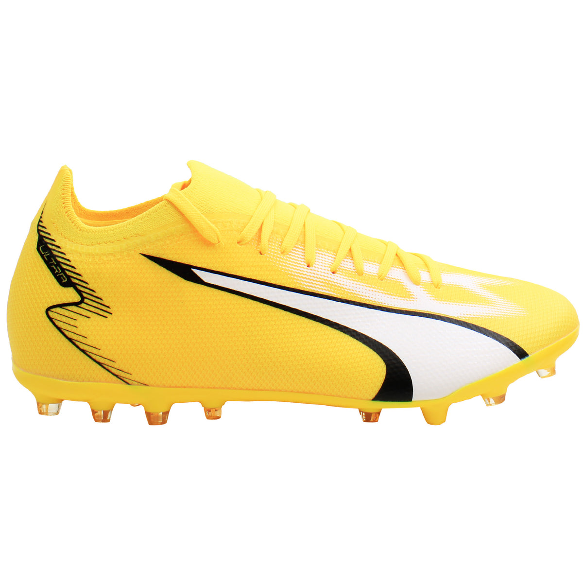 Puma Ultra Match FG Mens Yellow Football Boots