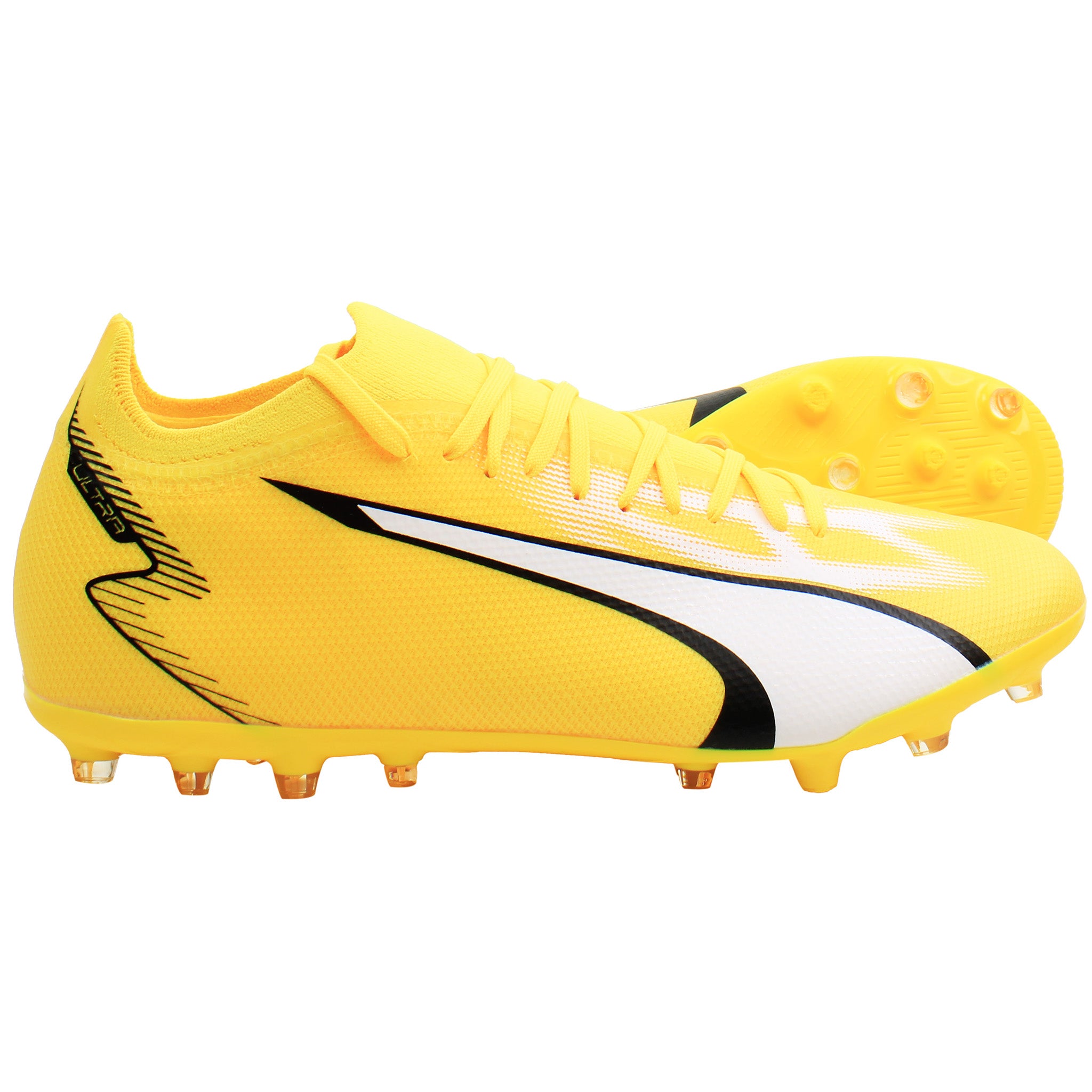 Puma Ultra Match FG Mens Yellow Football Boots