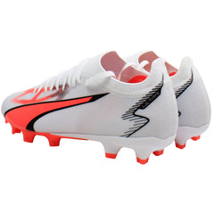 Puma Ultra Match FG/AG Womens White Football Boots