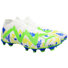 Puma Match Neymar Jr FG/AG Mens White Football Boots