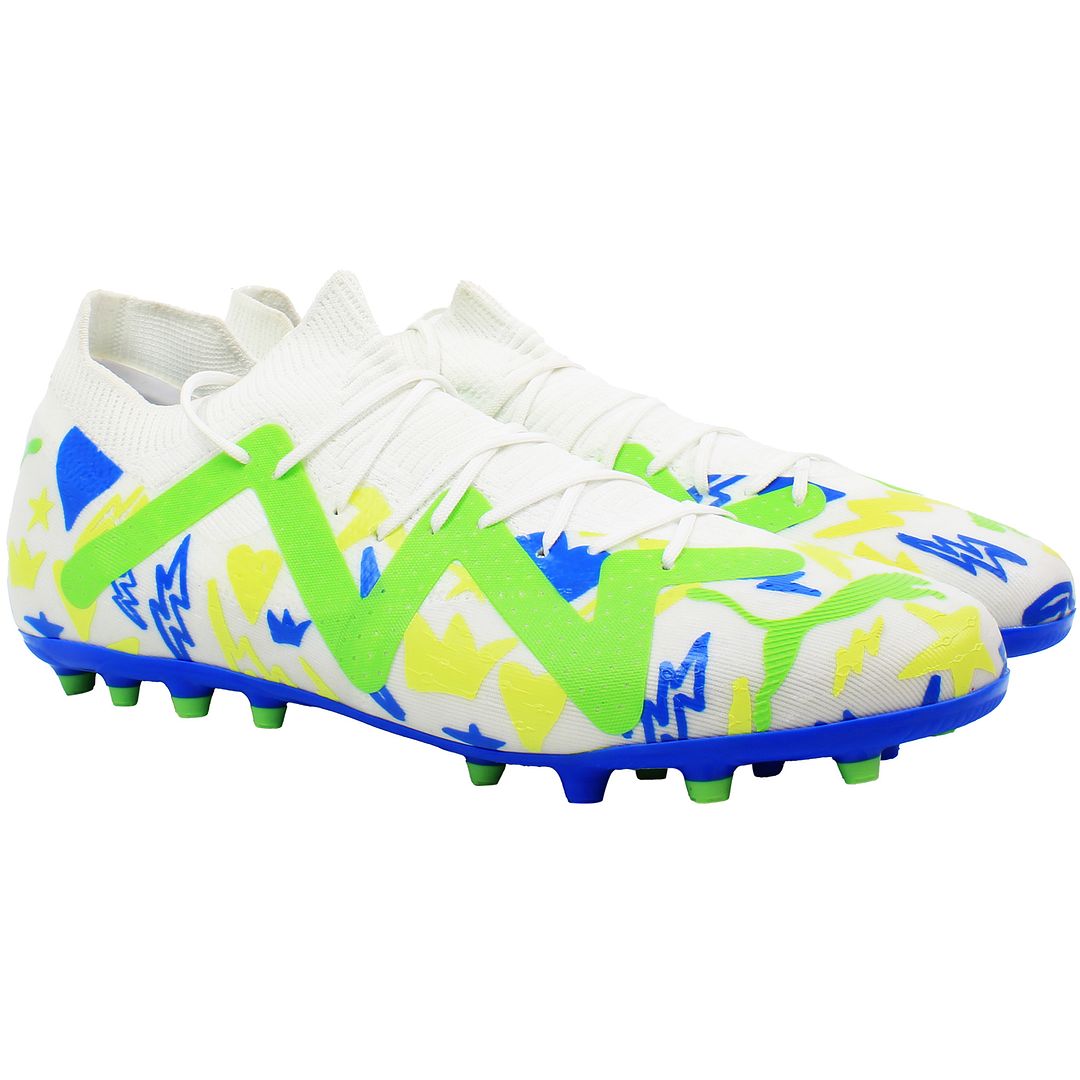 Puma Future Match x Neymar MG Mens White Football Boots