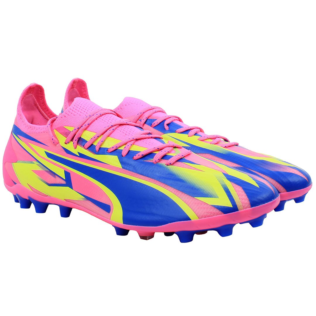 Puma Ultra Ultimate Energy MG Mens Pink Football Boots