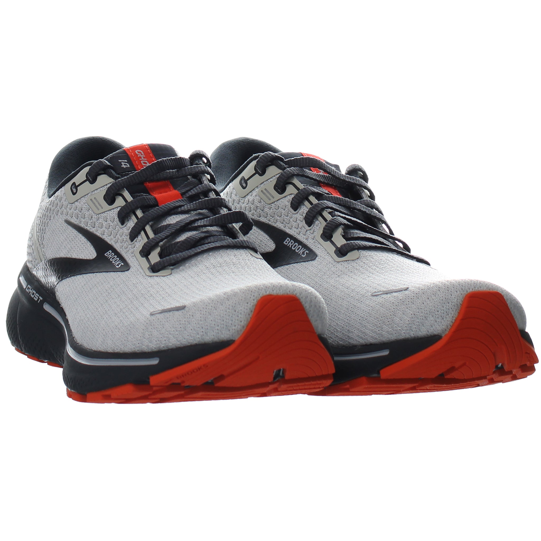 Brooks Ghost 14 Mens Grey Running Trainers