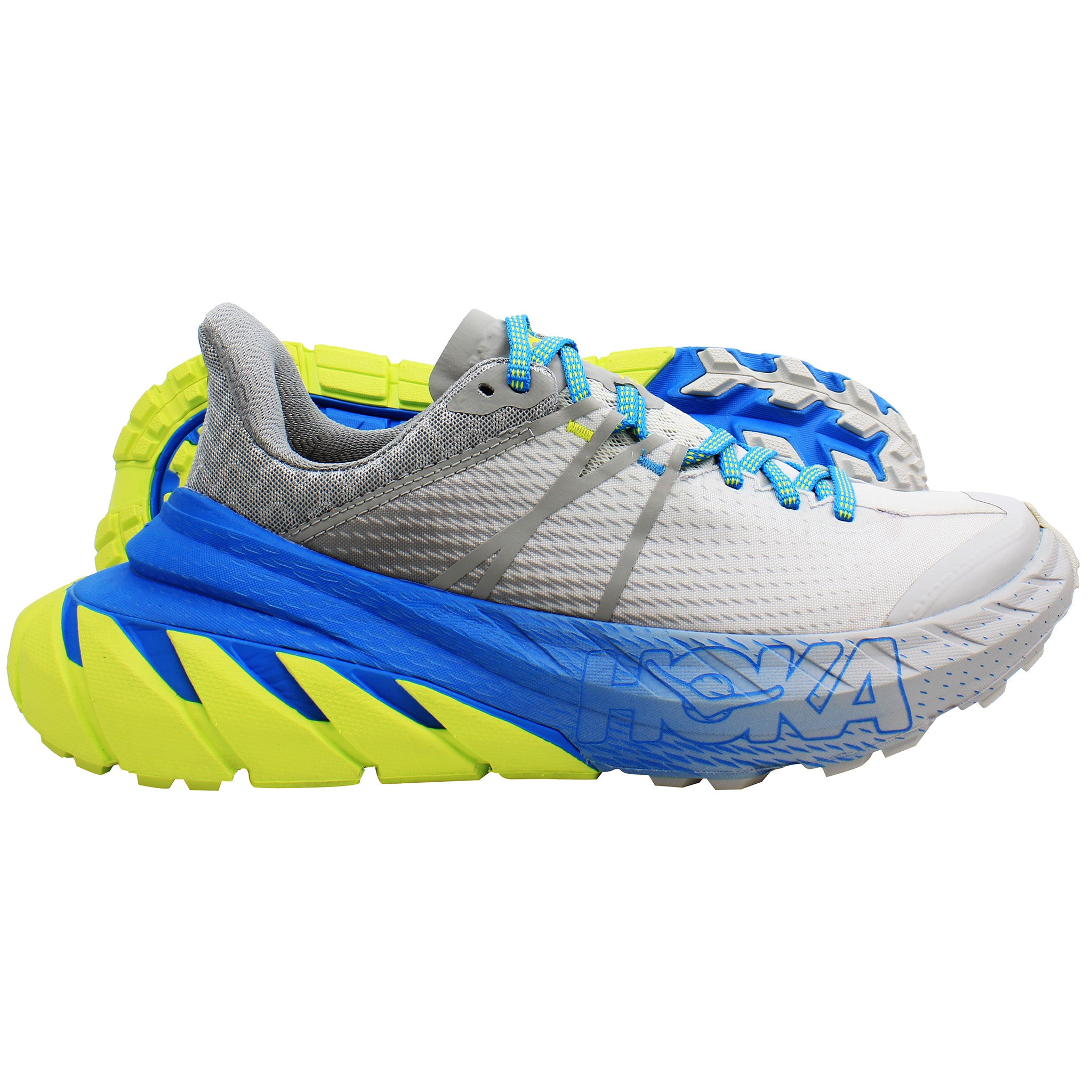 Hoka One Tennine Unisex Grey Running Shoes