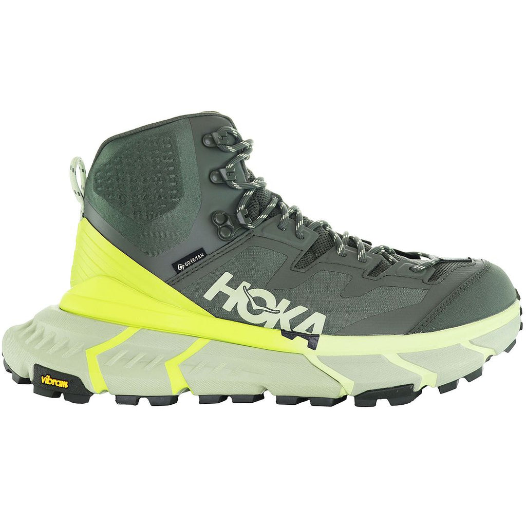 Hoka Tennine Hike Gore-Tex Mens Green Boots