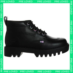 Kickers Kizziie Higher Womens Black Boots NO BOX