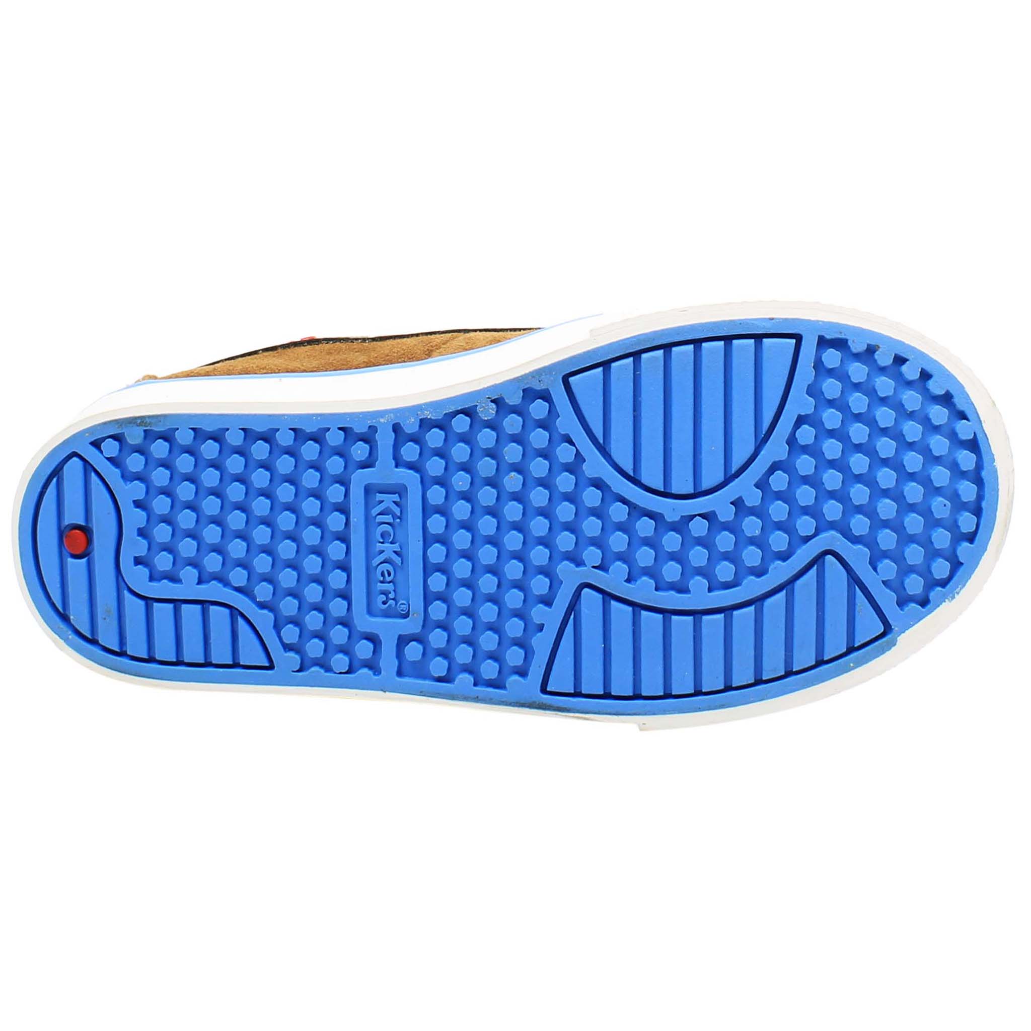 Kickers Tovni Kids Tan Boat Shoes