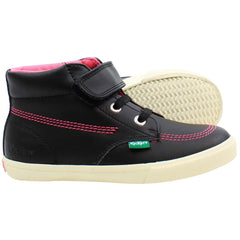 Kickers Kacey Hi Kids Black Shoes