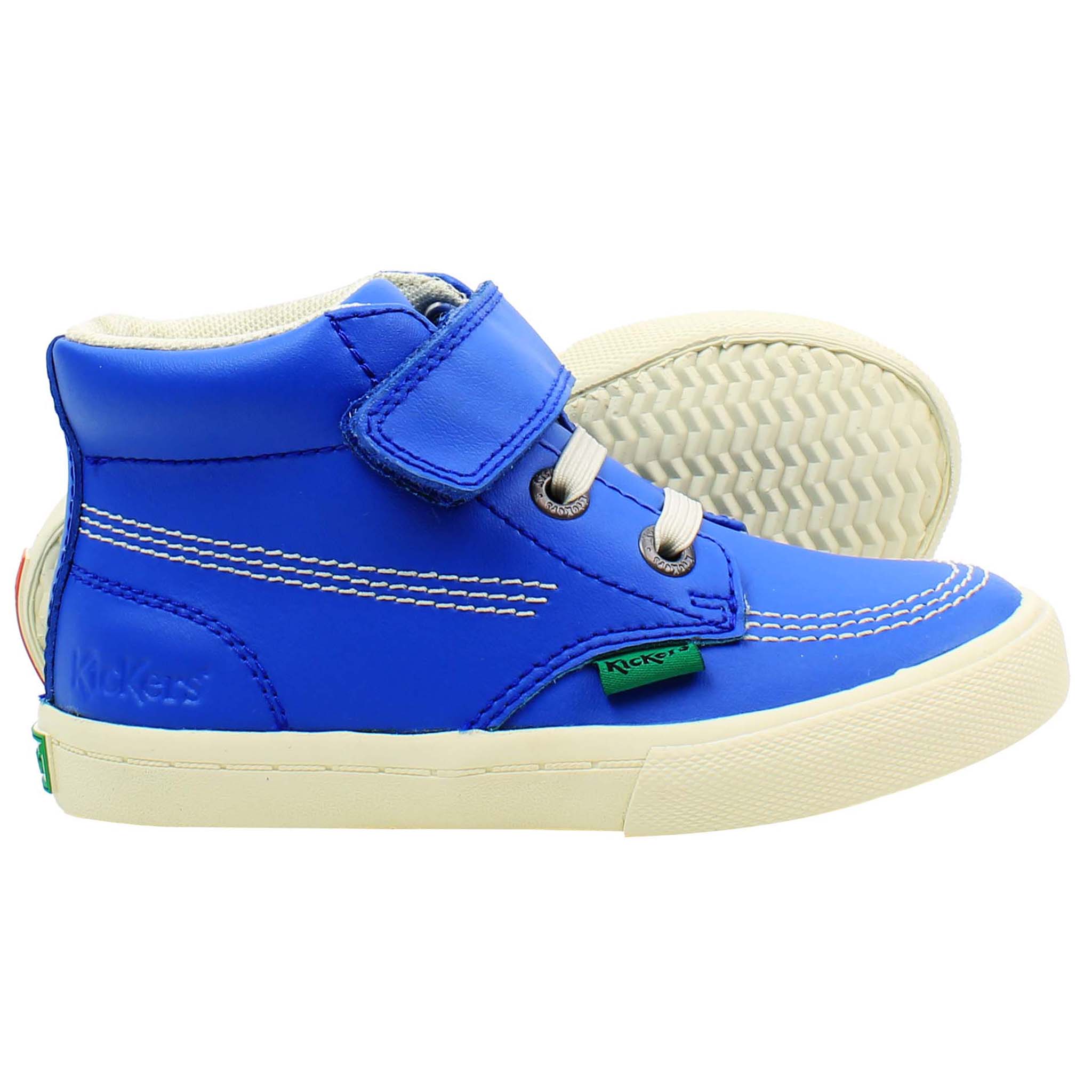 Kickers Kacey Hi Kids Blue Shoes