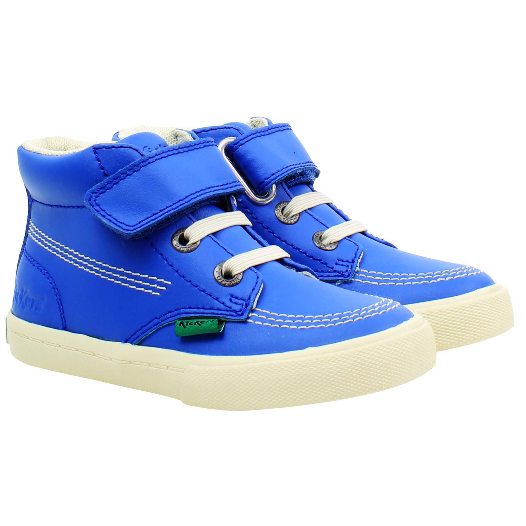 Kickers Kacey Hi Kids Blue Shoes