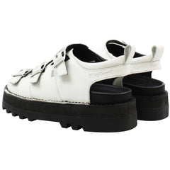 Kickers Knox Lo Womens White/Black Sandals