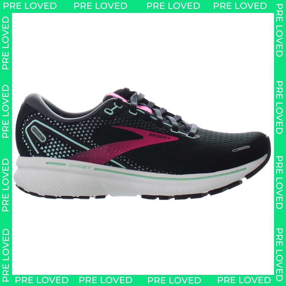 Brooks Ghost 14 Womens Black Running Trainers NO BOX