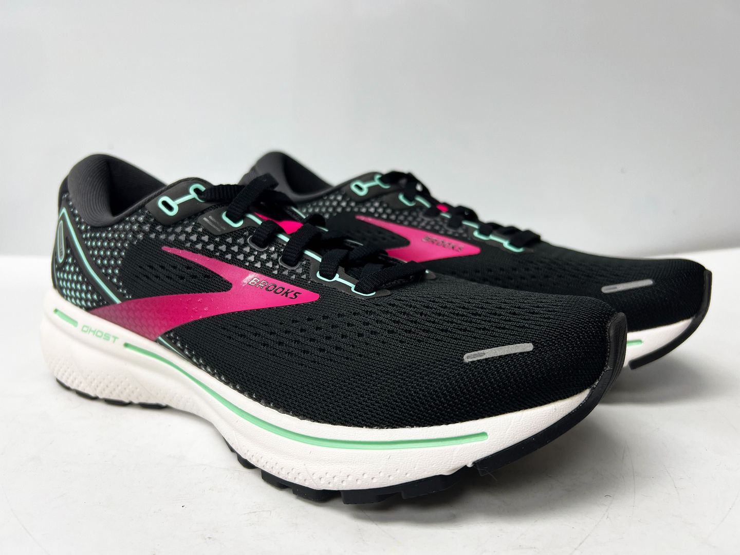 Brooks Ghost 14 Womens Black Running Trainers NO BOX