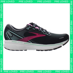 Brooks Ghost 14 Womens Black Running Trainers NO BOX