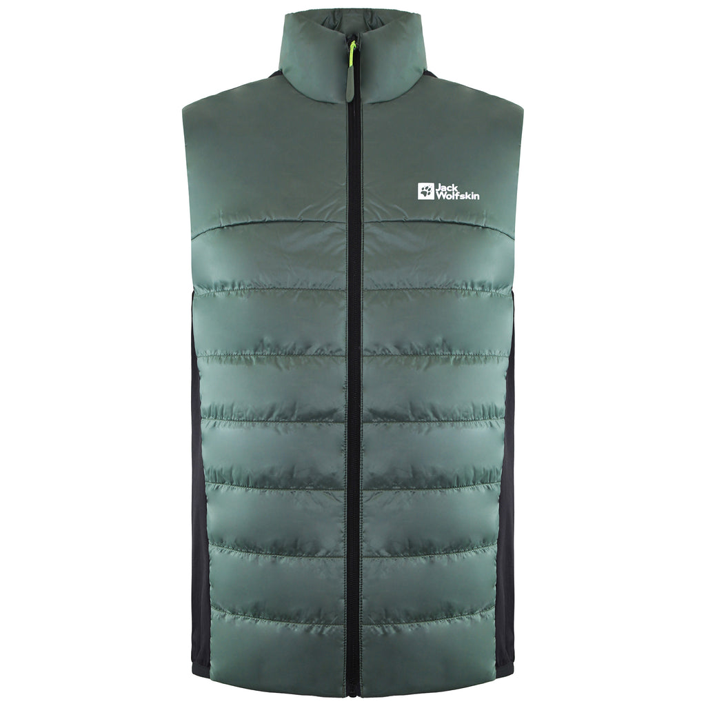 Jack Wolfskin Morobbia Mens Green Gilet