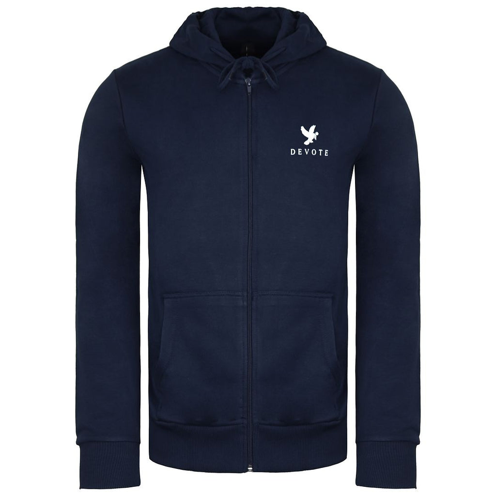 Devote London Pacey Mens Navy/White Track Jacket