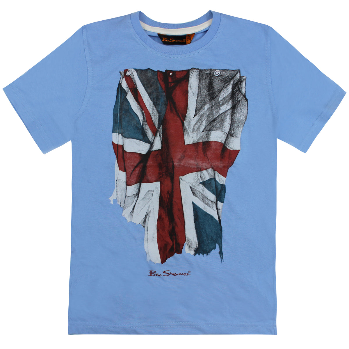 Ben Sherman Flag Kids Blue T-Shirt