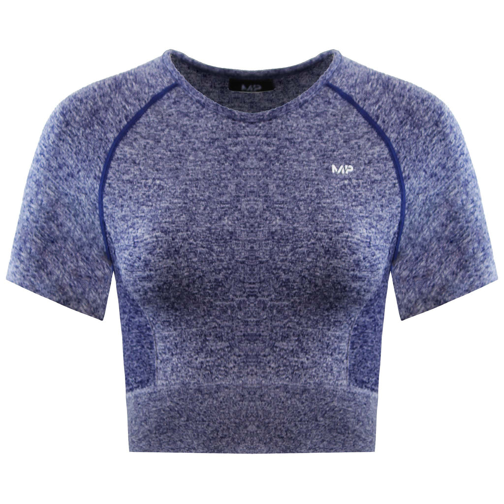 MyProtein Curve Womens Galaxy Blue Crop Top