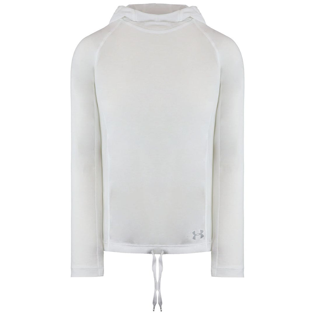 Under Armour Threadborne Womens White Hoodie