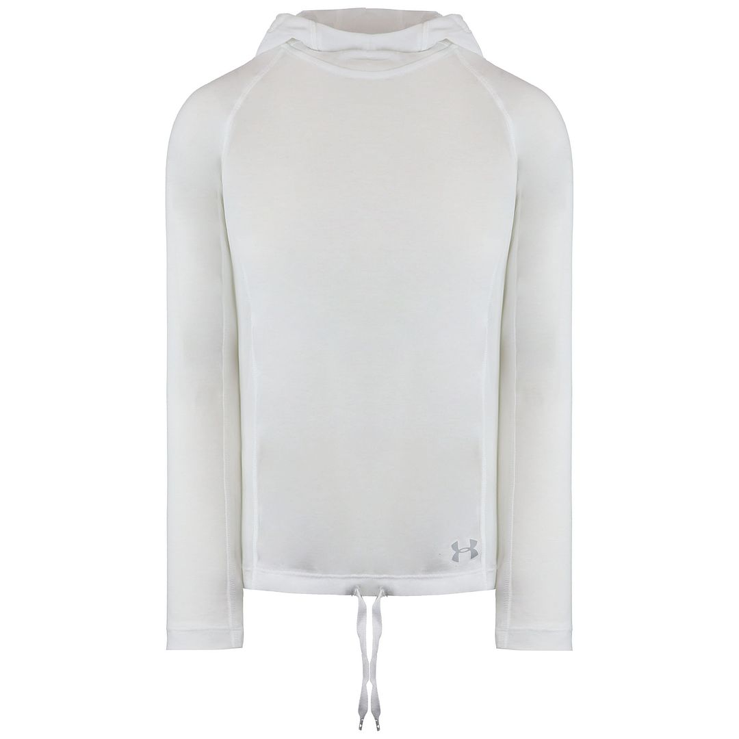 Under Armour Threadborne Womens White Hoodie