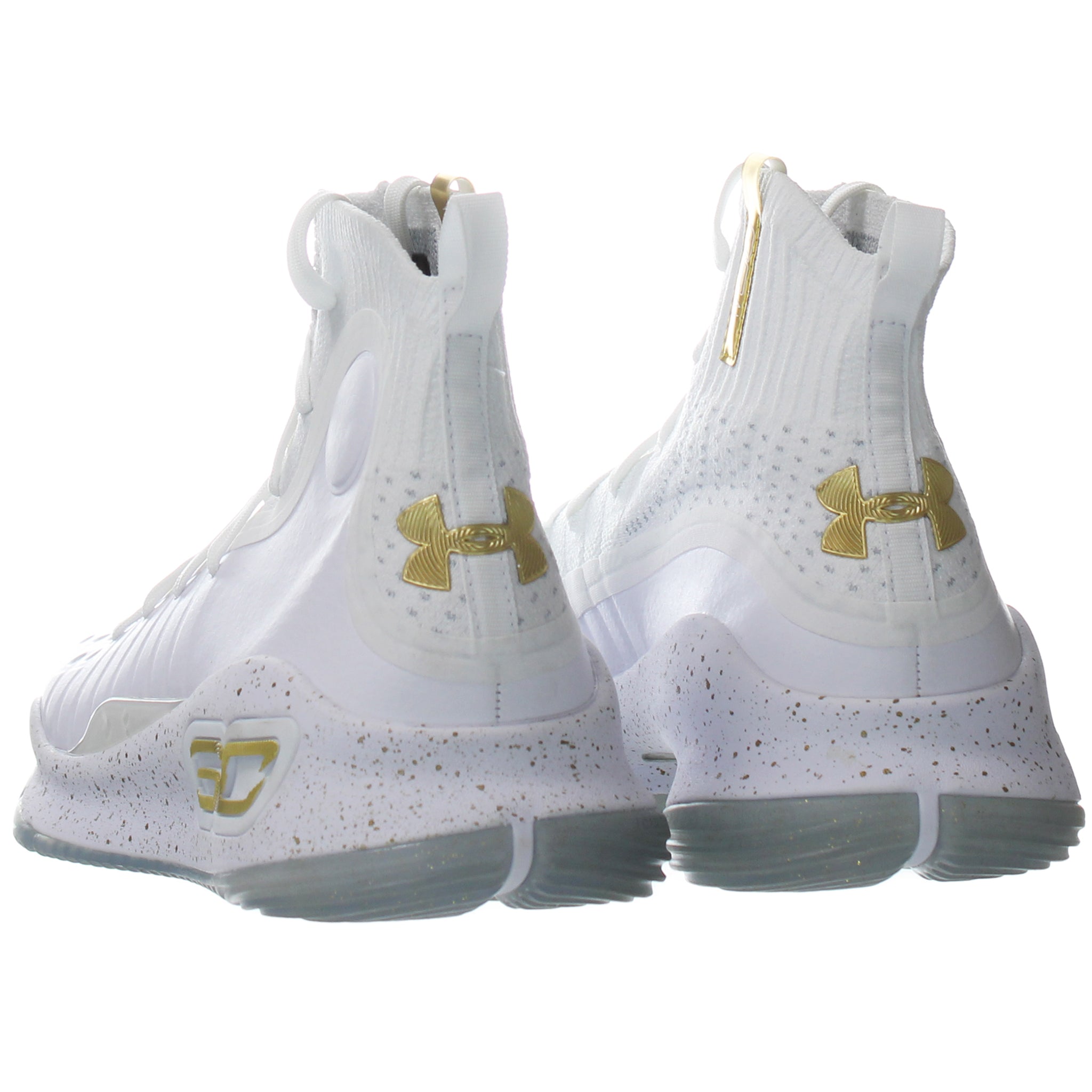 Under Armour Curry 4 Mens White Trainers