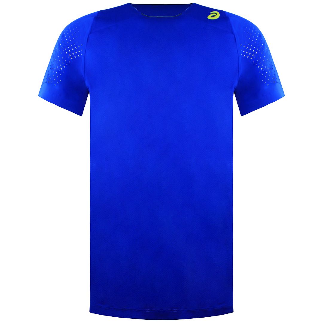 Asics Athlete Cooling Mens Blue T-Shirt