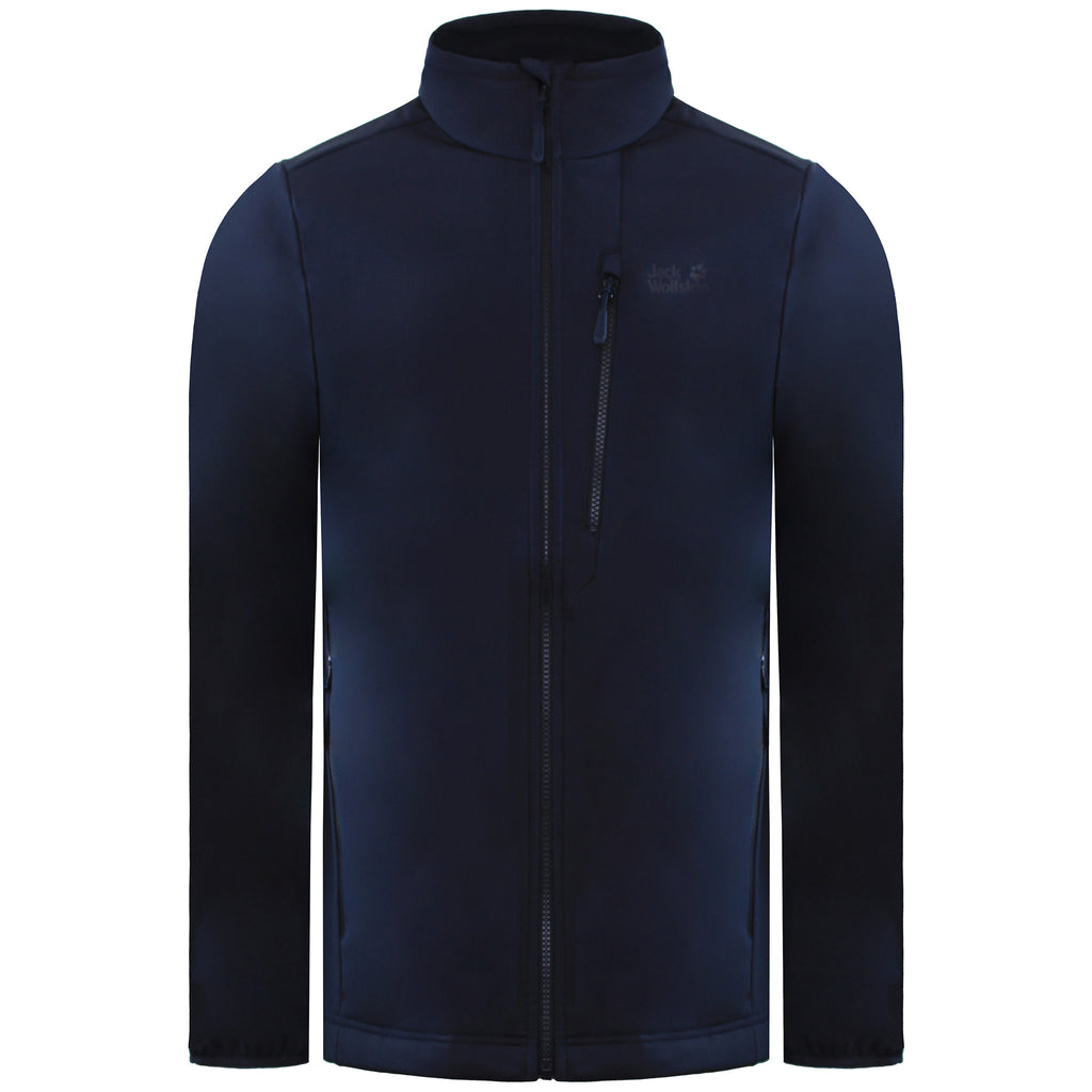 Jack Wolfskin Whirlwind Mens Navy Softshell Jacket