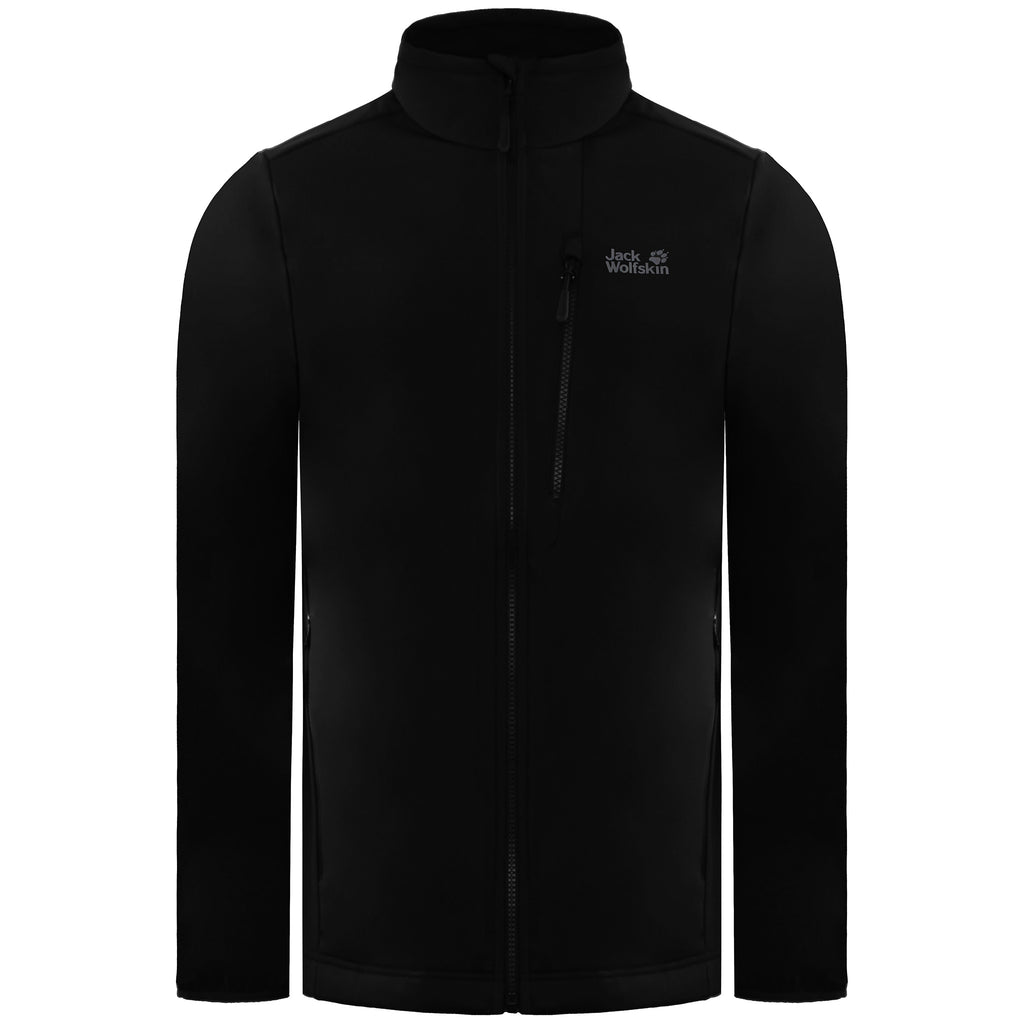 Jack Wolfskin Whirlwind Mens Black Softshell Jacket