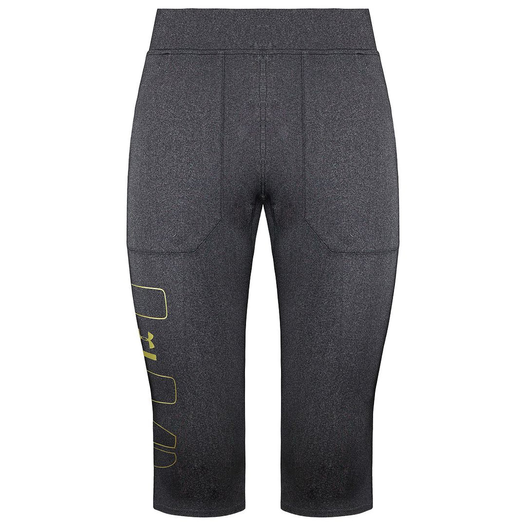 Under Armour Perpetual Half Leggings Gym Tight Grey - Mens