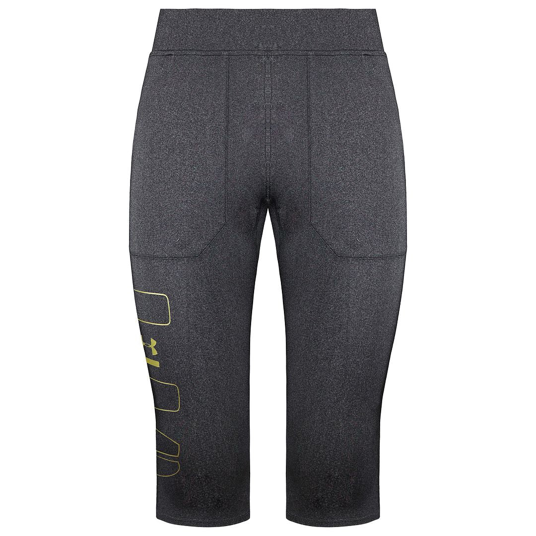 Under Armour Perpetual Half Leggings Gym Tight Grey - Mens