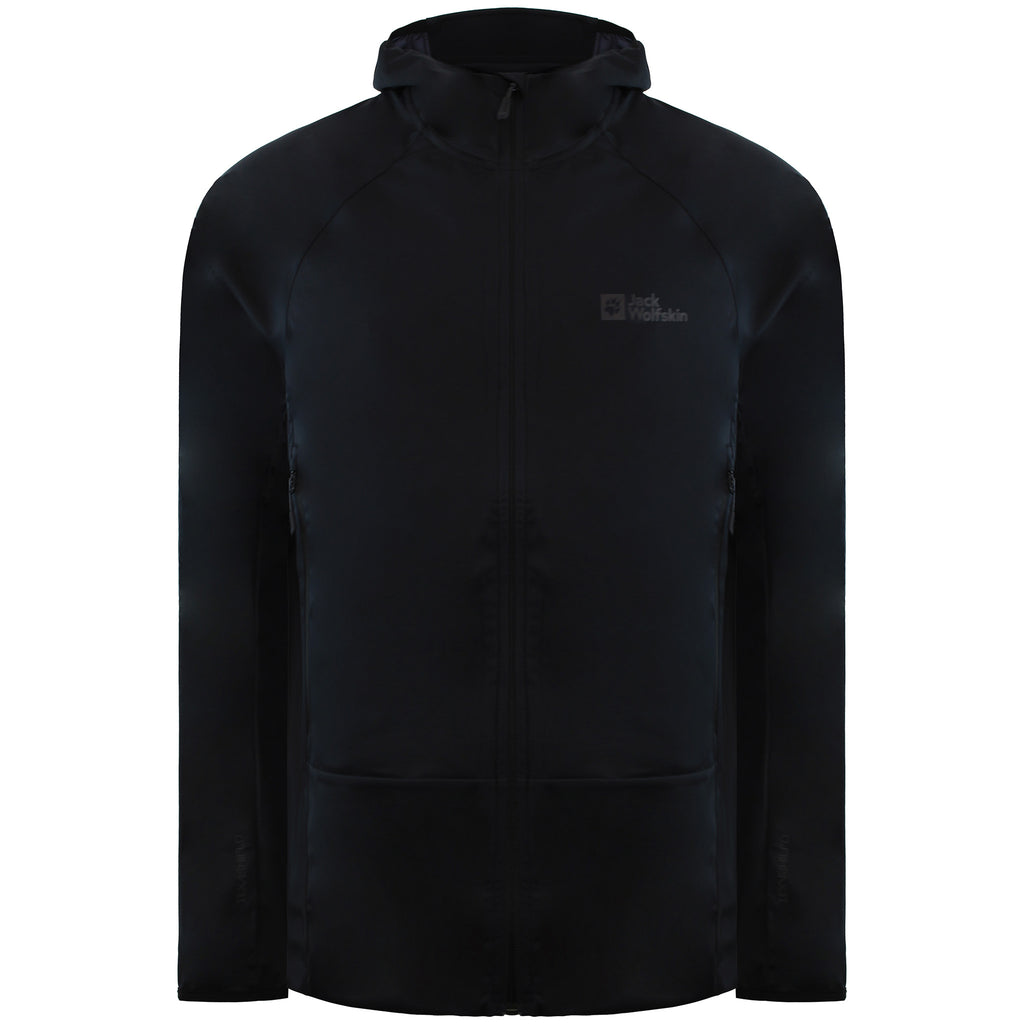 Jack Wolfskin Eagle Peak II Mens Black Softshell Jacket