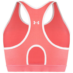 Under Armour Mid Keyhole Womens Pink Sports Bra