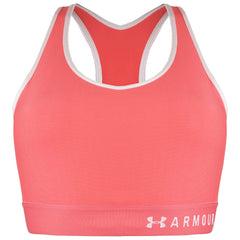 Under Armour Mid Keyhole Womens Pink Sports Bra