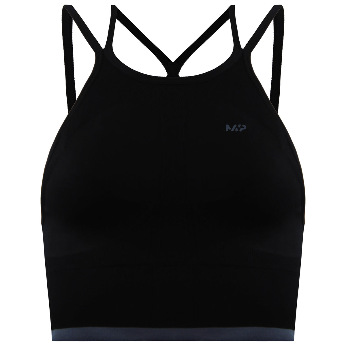 MyProtein Adapt Seamless Womens Black Sports Bra