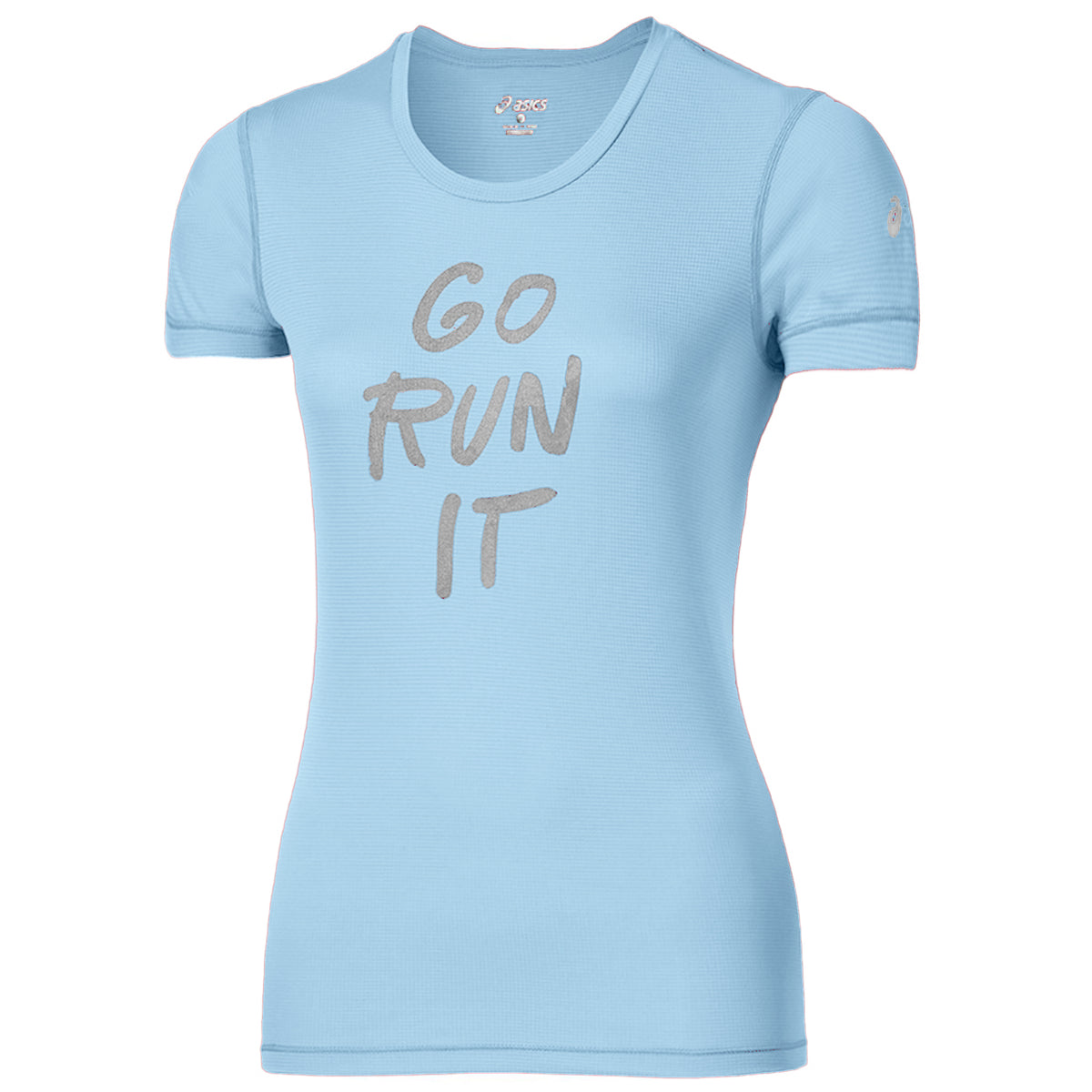 Asics Go Run It Womens Light Blue T-Shirt