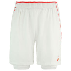 Asics Padel Player Mens White Tennis Shorts