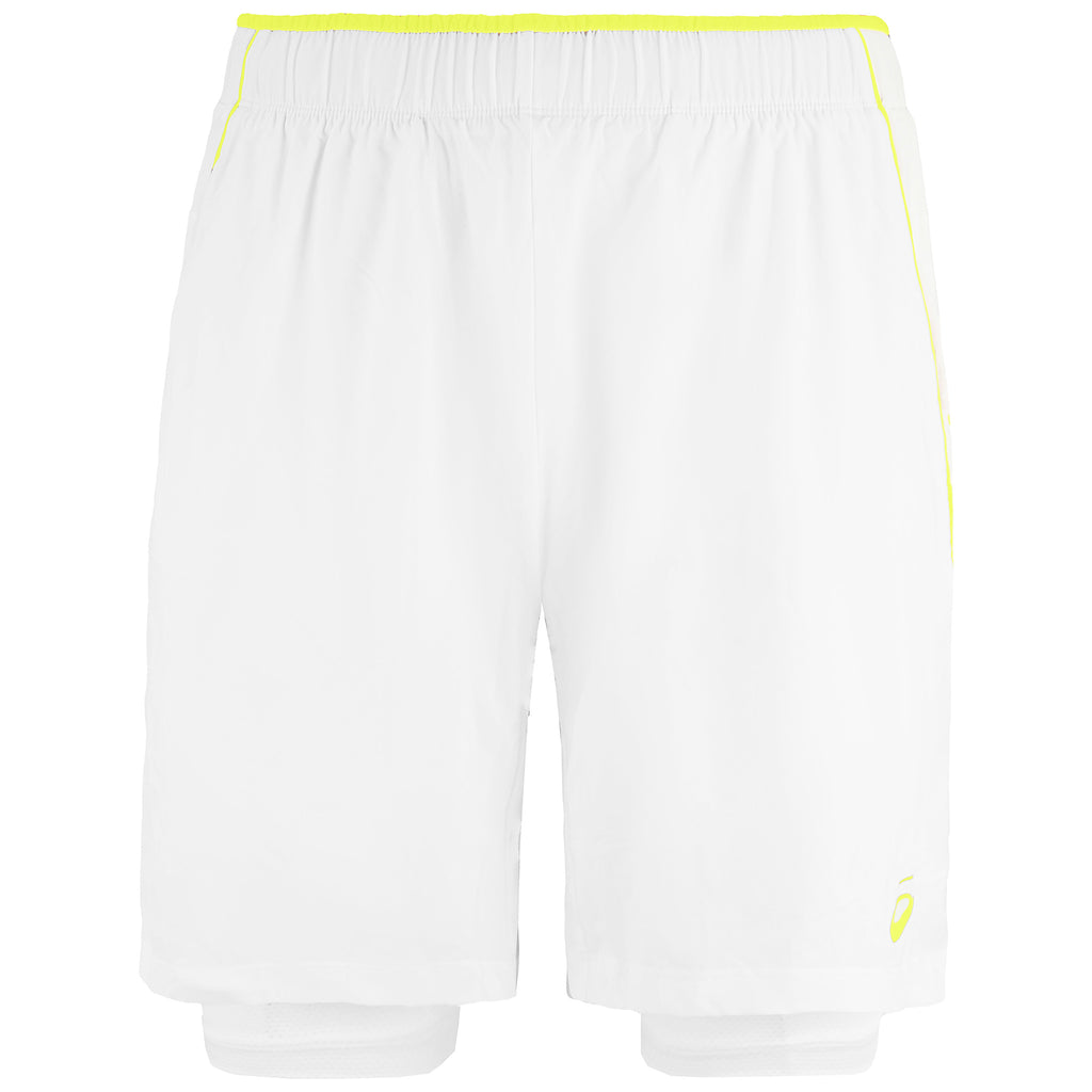 Asics Padel Player Mens White Tennis Shorts