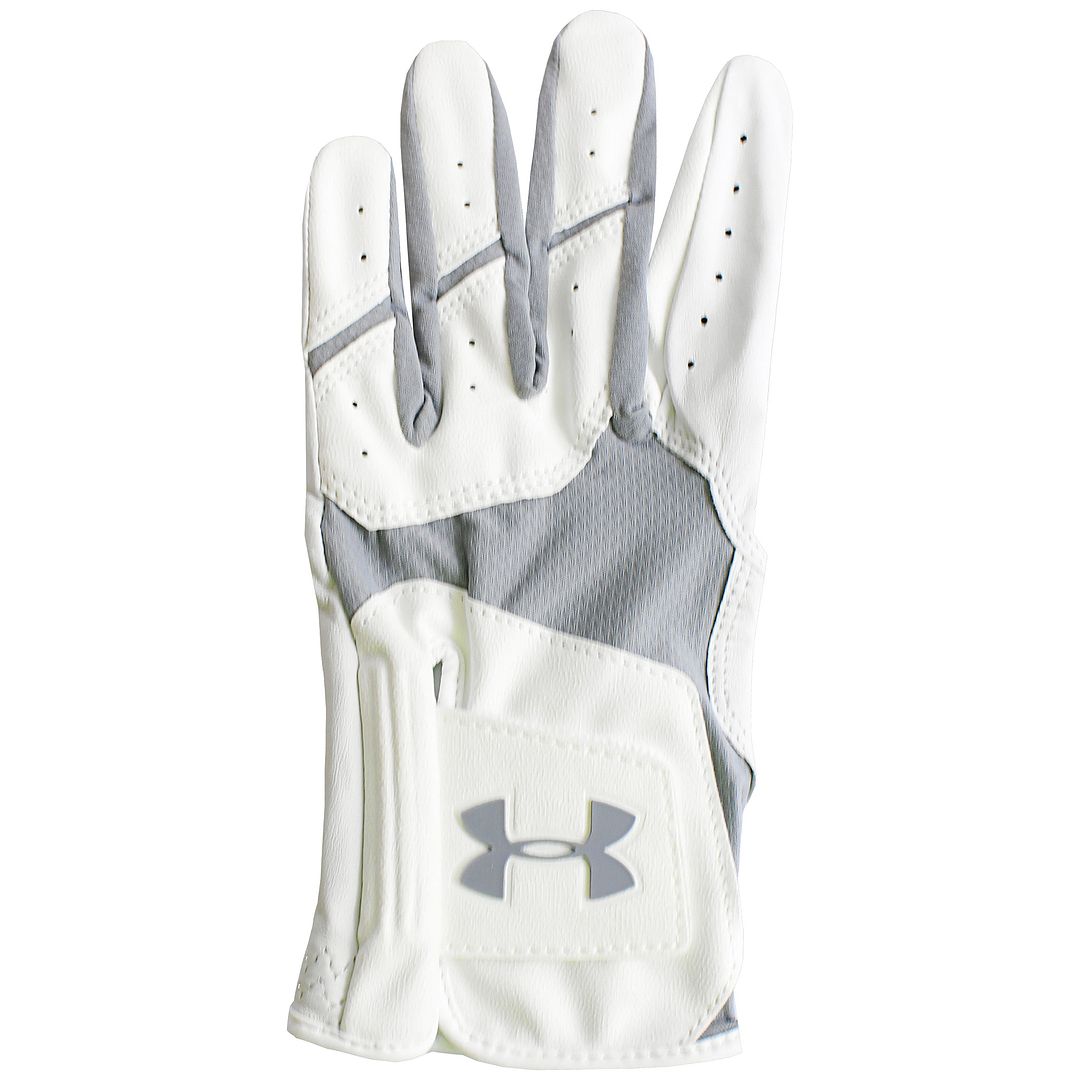 Under Armour Iso-Chill Mens Left Hand White Golf Glove - For Right Handed Player