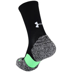 Under Armour Run Mens Black Cushion Crew Socks