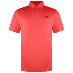 Under Armour Performance 2.0 Mens Red Golf Polo Shirt