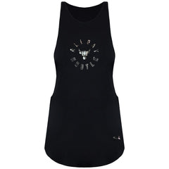 Under Armour The Rock All Day Hustle Strappy Tank Top Black - Womens