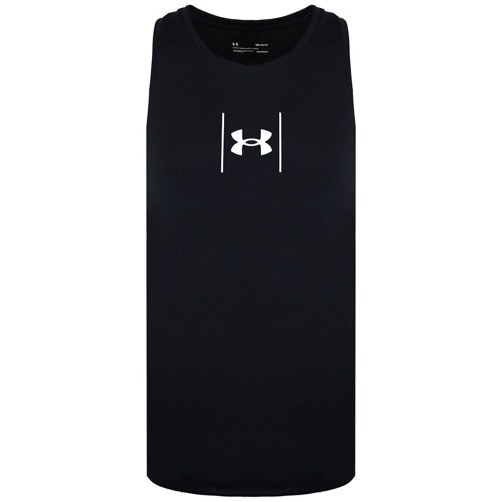 Under Armour Speed Stride Mens Black Shock Singlet Vest