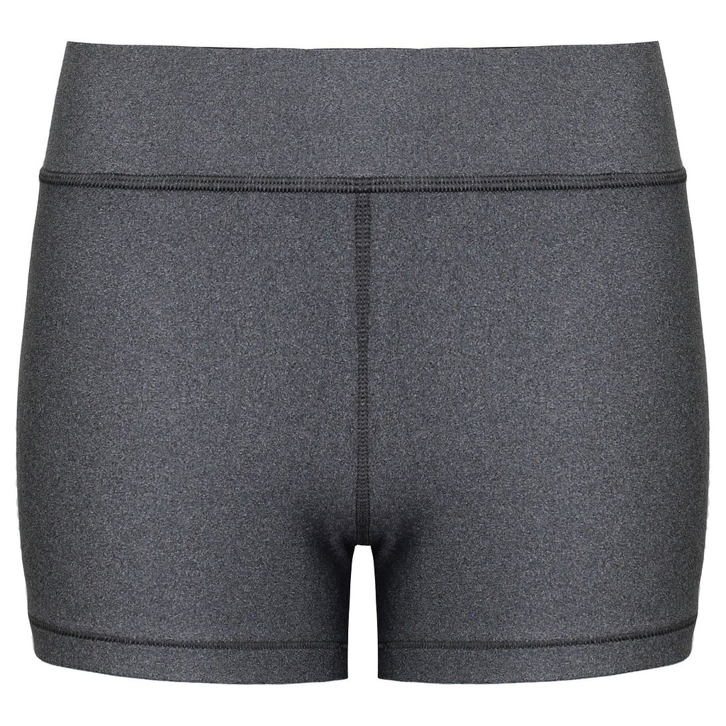 Under Armour HeatGear Mid-Rise Womens Grey Shorts