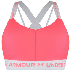 Under Armour Crossback Womens Pink Mid Sports Bra