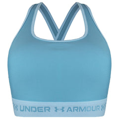 Under Armour Corssback Womens Blue Mid Sports Bra