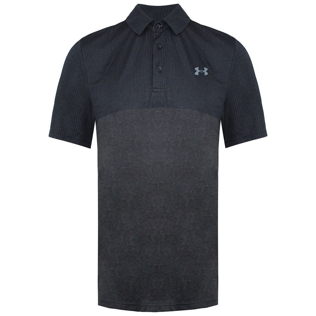 Under Armour Vanish Blocked Mens Black Polo Shirt