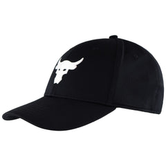 Under Armour Project Rock Logo Mens Black Cap