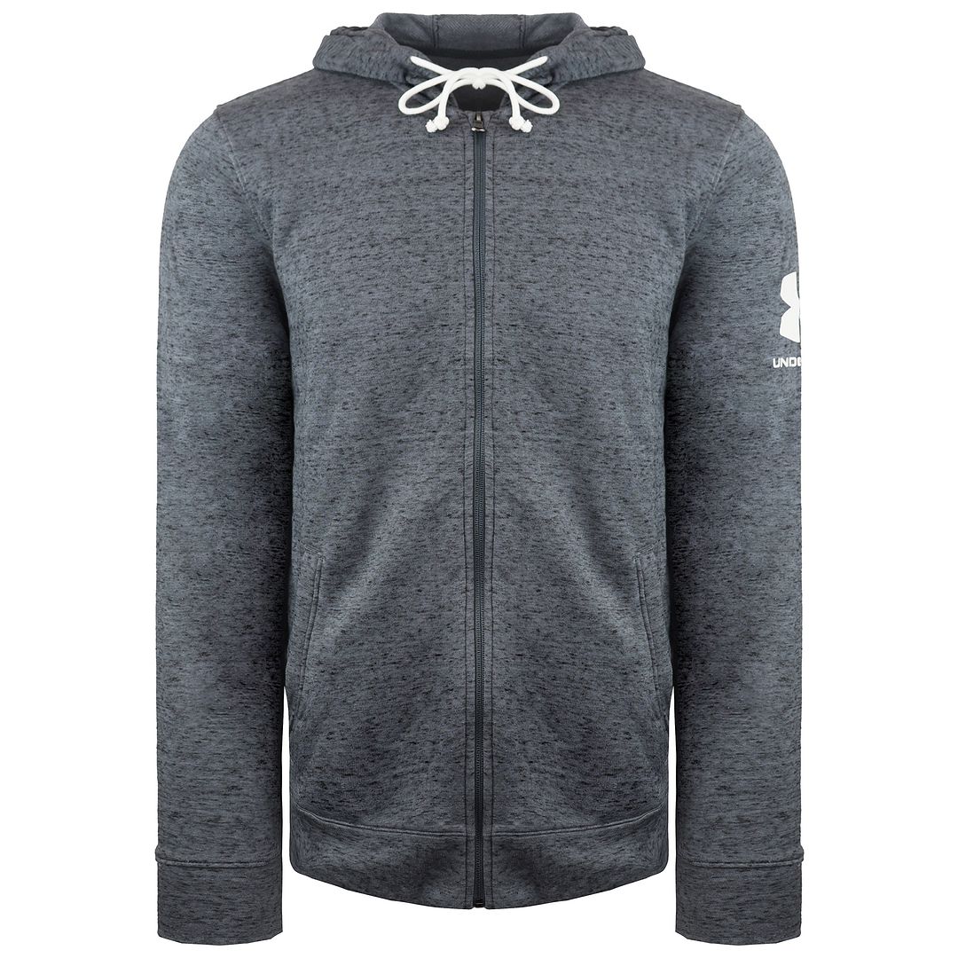 Under Armour Rival Terry Mens Grey Track Jacket